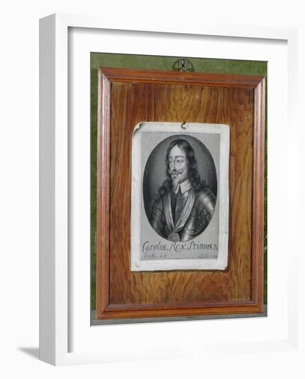 Trompe L'Oeil Still Life of a Print of Charles I-Evert Collier-Framed Giclee Print