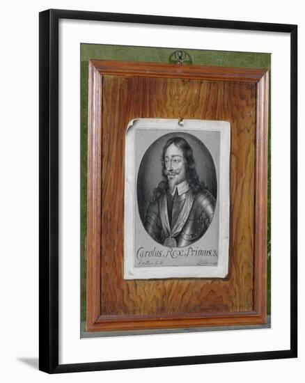 Trompe L'Oeil Still Life of a Print of Charles I-Evert Collier-Framed Giclee Print