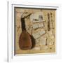 Trompe L'Oeil Still Life with a Lute, Rebec and Music Sheets-Cornelis Norbertus Gijsbrechts-Framed Giclee Print