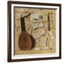 Trompe L'Oeil Still Life with a Lute, Rebec and Music Sheets-Cornelis Norbertus Gijsbrechts-Framed Giclee Print