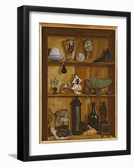 Trompe l'Oeil with a Statuette of Hercules-Jean Valette-Penot-Framed Giclee Print