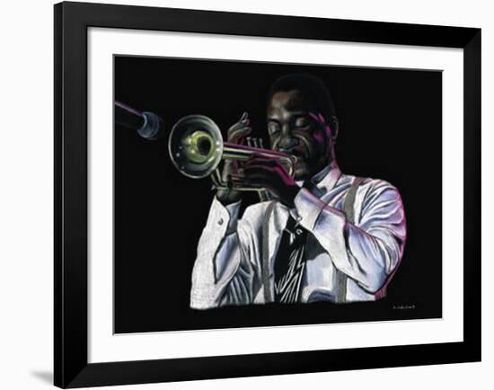 Trompeta II-Ruben Alvarez-Framed Art Print