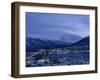 Tromso and its Bridge to the Mainland at Dusk, Arctic Norway, Scandinavia, Europe-Dominic Harcourt-webster-Framed Photographic Print