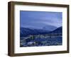 Tromso and its Bridge to the Mainland at Dusk, Arctic Norway, Scandinavia, Europe-Dominic Harcourt-webster-Framed Photographic Print