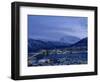 Tromso and its Bridge to the Mainland at Dusk, Arctic Norway, Scandinavia, Europe-Dominic Harcourt-webster-Framed Photographic Print