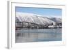 Tromso Bridge and the Cathedral of the Arctic in Tromsdalen, Troms, Norway, Scandinavia, Europe-David Lomax-Framed Photographic Print