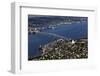 Tromso River and Tromso Including the Cathedral from Top of Tromsoya City Center of Tromso-Olivier Goujon-Framed Photographic Print