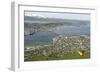 Tromso, Seen from Mount Storsteinen, Northern Norway, Scandinavia, Europe-Tony Waltham-Framed Photographic Print