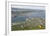 Tromso, Seen from Mount Storsteinen, Northern Norway, Scandinavia, Europe-Tony Waltham-Framed Photographic Print