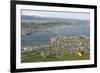 Tromso, Seen from Mount Storsteinen, Northern Norway, Scandinavia, Europe-Tony Waltham-Framed Photographic Print