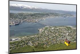 Tromso, Seen from Mount Storsteinen, Northern Norway, Scandinavia, Europe-Tony Waltham-Mounted Photographic Print