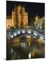 Tromstovje Triple Bridge Over the River Ljubljanica, Slovenia, Eastern Europe-Christian Kober-Mounted Photographic Print