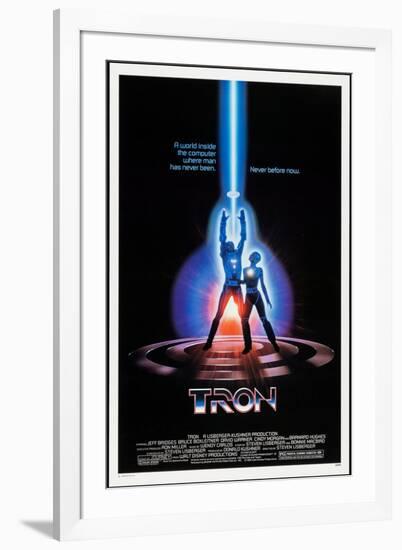 TRON, 1982-null-Framed Art Print