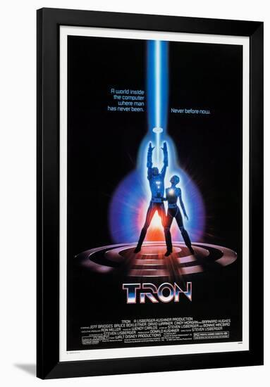 TRON, 1982-null-Framed Poster