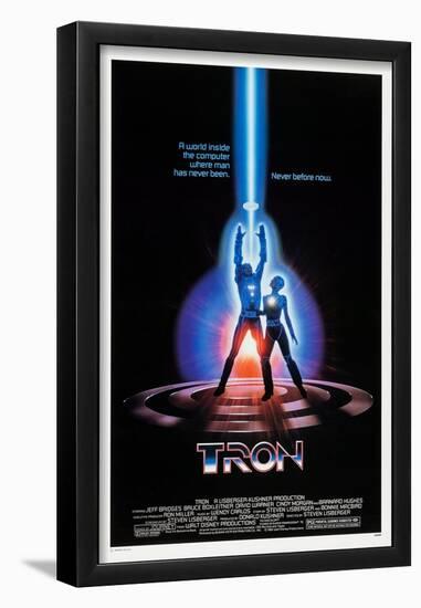 TRON, 1982-null-Framed Poster