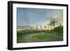 Trondheim, 1825 watercolor on paper-Johannes Flintoe-Framed Giclee Print