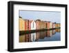 Trondheim, Norway, Old Warehouses Now Homes over the River-Bill Bachmann-Framed Photographic Print