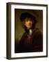 Tronie' of a Young Man with Gorget and Beret, circa 1639-Rembrandt van Rijn-Framed Giclee Print