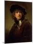 Tronie' of a Young Man with Gorget and Beret, circa 1639-Rembrandt van Rijn-Mounted Giclee Print