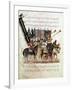 Troop of Horsemen at a Religious Ceremony, C1240-null-Framed Giclee Print