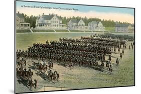 Troop Parade, Ft. Oglethorpe-null-Mounted Art Print