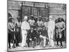 Troop Recruits Posing with German Officers-null-Mounted Photographic Print