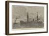 Troop-Ships for the Zulu War Reinforcements, the Dublin Castle-null-Framed Giclee Print