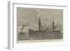 Troop-Ships for the Zulu War Reinforcements, the Dublin Castle-null-Framed Giclee Print