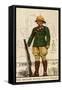 Trooper in Full Dress of the British South Africa Police, 1938-null-Framed Stretched Canvas