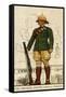 Trooper in Full Dress of the British South Africa Police, 1938-null-Framed Stretched Canvas