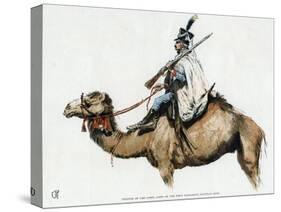 Trooper of the Camel Corps of the First Napoleon's Egyptian Army, 1790s-null-Stretched Canvas