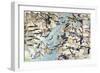 Troopers Being Driven Across the River-Amos Bad Heart Buffalo-Framed Giclee Print