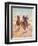 Troopers in Pursuit-Charles Shreyvogel-Framed Art Print