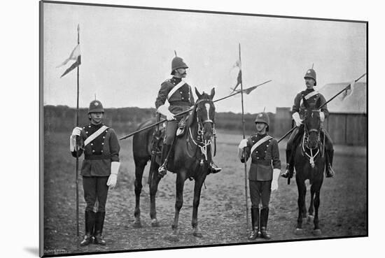 Troopers of the South Australian Cavalry, 1896-Gregory & Co-Mounted Giclee Print