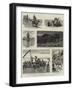 Troopers' Troubles, with the Camel Corps in the Soudan-null-Framed Giclee Print