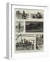 Troopers' Troubles, with the Camel Corps in the Soudan-null-Framed Giclee Print