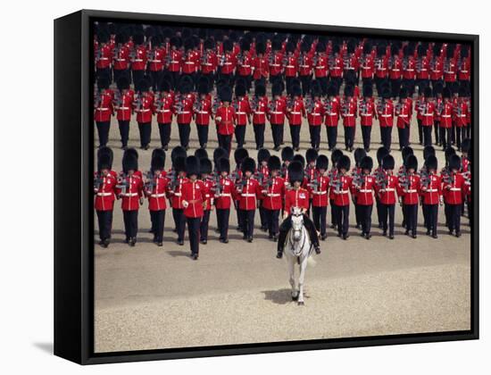 Trooping the Colour, London, England, United Kingdom-Hans Peter Merten-Framed Stretched Canvas