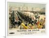 Trooping the Colour, Poster Advertising British Railways, c.1950-Christopher Clark-Framed Giclee Print