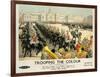 Trooping the Colour, Poster Advertising British Railways, c.1950-Christopher Clark-Framed Giclee Print