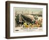 Trooping the Colour, Poster Advertising British Railways, c.1950-Christopher Clark-Framed Premium Giclee Print