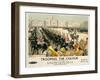 Trooping the Colour, Poster Advertising British Railways, c.1950-Christopher Clark-Framed Premium Giclee Print