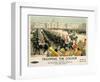 Trooping the Colour, Poster Advertising British Railways, c.1950-Christopher Clark-Framed Giclee Print