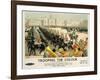 Trooping the Colour, Poster Advertising British Railways, c.1950-Christopher Clark-Framed Giclee Print