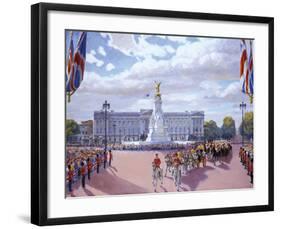 Trooping the Colour-Valeriy Chuikov-Framed Premium Giclee Print