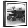 Troops and Supplies are Rushed from a Railhead to the Firing Line, World War I, C1914-C1918-null-Framed Photographic Print