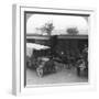 Troops and Supplies are Rushed from a Railhead to the Firing Line, World War I, C1914-C1918-null-Framed Photographic Print