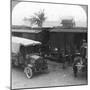 Troops and Supplies are Rushed from a Railhead to the Firing Line, World War I, C1914-C1918-null-Mounted Photographic Print