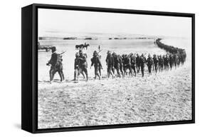 Troops Arriving in Mexico-null-Framed Stretched Canvas