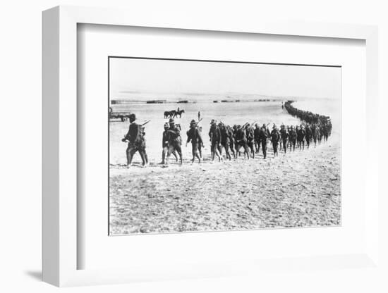 Troops Arriving in Mexico-null-Framed Photographic Print