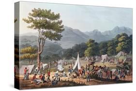 Troops Bivouacked Near Villa Velha, Engraved by C. Turner, 19th May 1811-Thomas Staunton St. Clair-Stretched Canvas